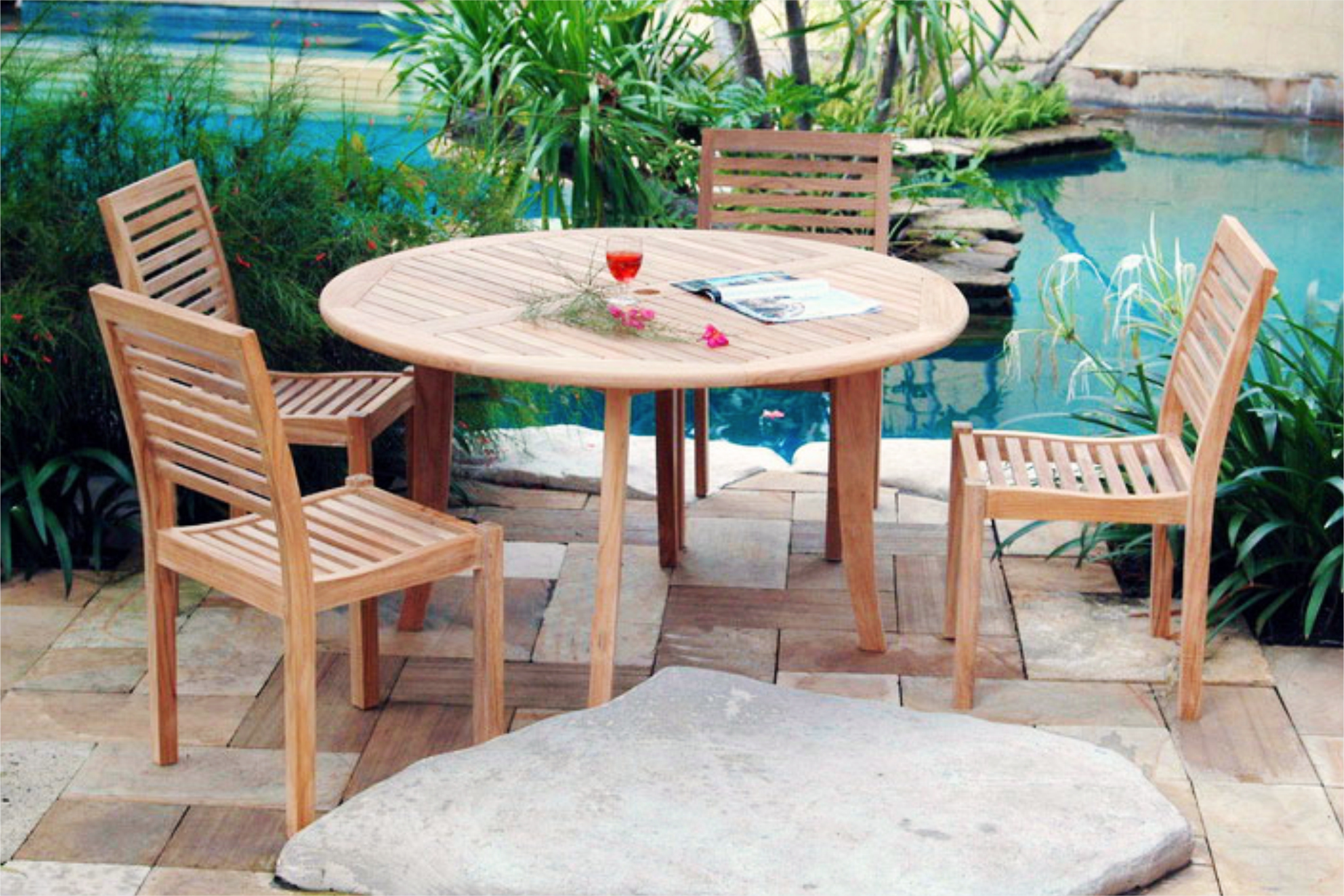 Outdoor Furniture Material For Garden And Patio Indonesia Garden Teak
